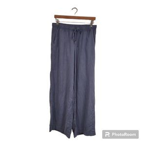 Anthropologie Cloth & Stone Blue Wide Leg Pant Size M